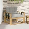 Lauko Vidurinis Sofa Poliesteris Balta