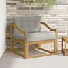 Lauko Vidurinis Sofa Poliesteris Balta