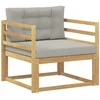 Lauko Vidurinis Sofa Poliesteris Balta