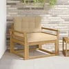 Lauko Vidurinis Sofa Poliesteris Balta