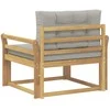 Lauko Vidurinis Sofa Poliesteris Balta