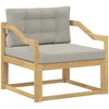 Lauko Vidurinis Sofa Poliesteris Balta