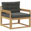 Lauko Vidurinis Sofa Poliesteris Balta