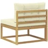 Lauko Vidurinis Sofa Poliesteris Balta