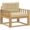 Lauko Vidurinis Sofa Poliesteris Balta