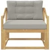 Lauko Vidurinis Sofa Poliesteris Balta