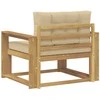 Lauko Vidurinis Sofa Poliesteris Balta