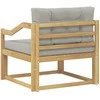 Lauko Vidurinis Sofa Poliesteris Balta