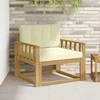 Lauko Vidurinis Sofa Poliesteris Balta