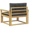 Lauko Vidurinis Sofa Poliesteris Balta