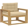 Lauko Vidurinis Sofa Poliesteris Balta