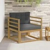 Lauko Vidurinis Sofa Poliesteris Balta