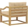 Lauko Vidurinis Sofa Poliesteris Balta