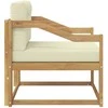 Lauko Vidurinis Sofa Poliesteris Balta