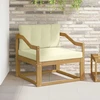 Lauko Vidurinis Sofa Poliesteris Balta