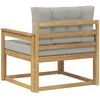 Lauko Vidurinis Sofa Poliesteris Balta