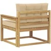 Lauko Vidurinis Sofa Poliesteris Balta
