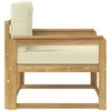 Lauko Vidurinis Sofa Poliesteris Balta