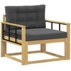 Lauko Vidurinis Sofa Poliesteris Balta