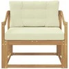 Lauko Vidurinis Sofa Poliesteris Balta