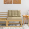 Lauko Vidurinis Sofa Poliesteris Balta