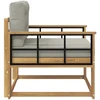 Lauko Vidurinis Sofa Poliesteris Balta