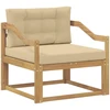 Lauko Vidurinis Sofa Poliesteris Balta