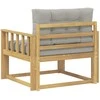 Lauko Vidurinis Sofa Poliesteris Balta