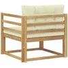 Lauko Vidurinis Sofa Poliesteris Balta
