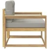 Lauko Vidurinis Sofa Poliesteris Balta