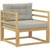 Lauko Vidurinis Sofa Poliesteris Balta