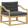 Lauko Vidurinis Sofa Poliesteris Balta