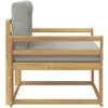 Lauko Vidurinis Sofa Poliesteris Balta