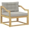 Lauko Vidurinis Sofa Poliesteris Balta