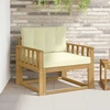 Lauko Vidurinis Sofa Poliesteris Balta