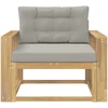 Lauko Vidurinis Sofa Poliesteris Balta