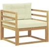 Lauko Vidurinis Sofa Poliesteris Balta