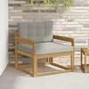 Lauko Vidurinis Sofa Poliesteris Balta