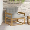 Lauko Vidurinis Sofa Poliesteris Balta