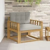Lauko Vidurinis Sofa Poliesteris Balta
