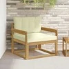 Lauko Vidurinis Sofa Poliesteris Balta