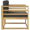 Lauko Vidurinis Sofa Poliesteris Balta