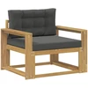 Lauko Vidurinis Sofa Poliesteris Balta