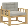 Lauko Vidurinis Sofa Poliesteris Balta