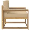 Lauko Vidurinis Sofa Poliesteris Balta