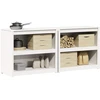 Lauko virtuvės spintelė MEPPEL 2 pcs Balta 212 x 55 x 92 cm