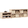 Lauko virtuvės spintelė MEPPEL 3 pcs Natūrali Douglas