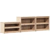 Lauko virtuvės spintelė MEPPEL 3 pcs Natūrali Douglas