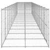 Lauko voljeras šunims, galvanizuotas plienas, 29,04m²