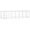 Lauko voljeras šunims, galvanizuotas plienas, 16,94m²